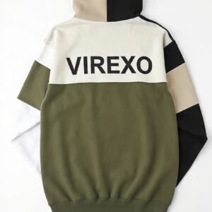 Virexo Signature Color Block Pullover Hoodie