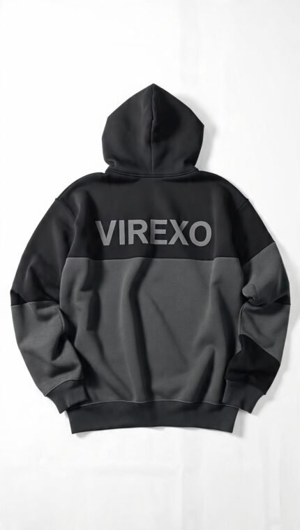 Virexo Urban Contrast Pullover Hoodie
