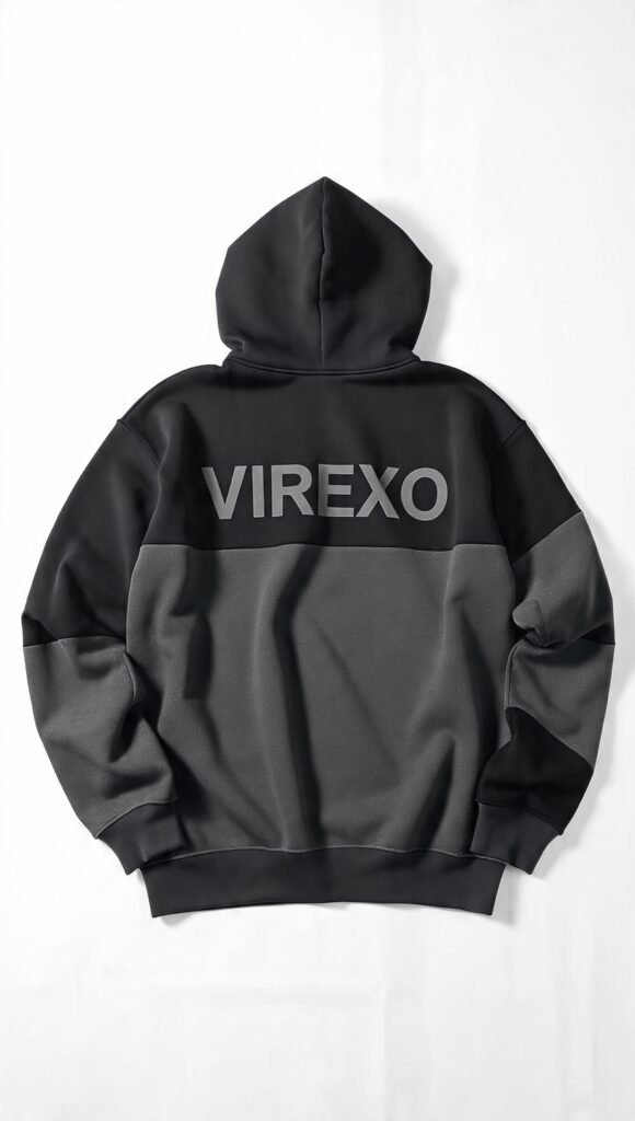 Virexo Urban Contrast Pullover Hoodie