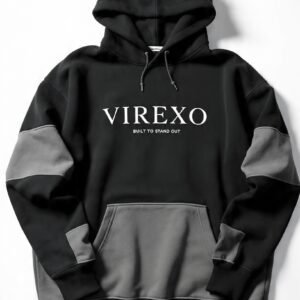 Virexo Urban Contrast Pullover Hoodie
