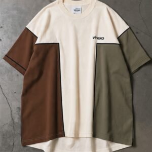 Virexo Contrast Panel Oversized T-Shirt